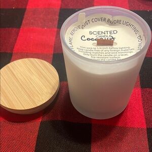 Coconut Scented Candle - White